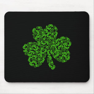 Patricks Day Gaming Boys Video Game Gamer Gift Mouse Pad