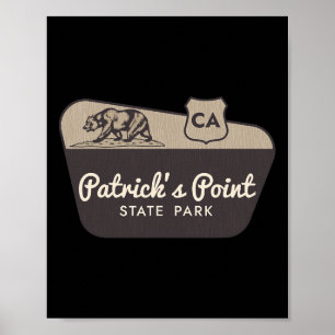 Patrick's Point State Park California Welcome Sign