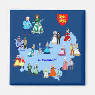 Patrimoine de la Normandie, France Magnet