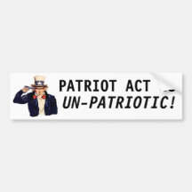 Patriot Act Is Un-Patriotic!