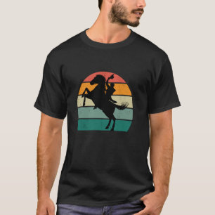 Patriot american cowboy and vintage sunset T-Shirt