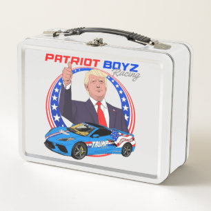 Patriot Boyz Racing & Trump Corvette lunch box