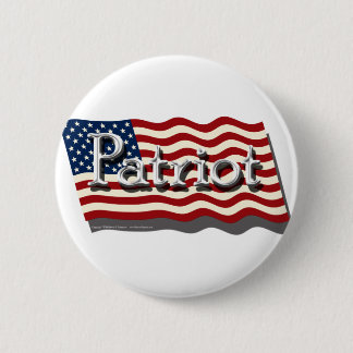 Patriot Button (Silver)