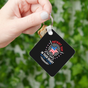Patriot Day Never Forget September 11 2001 Key Ring