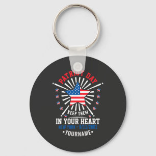 Patriot Day Never Forget September 11 2001 Key Ring