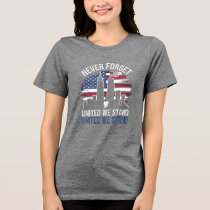 Patriot Day (Sept 11 Remembrance) Tri-Blend Shirt