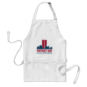 Patriot Day; We Will Never Forget Standard Apron