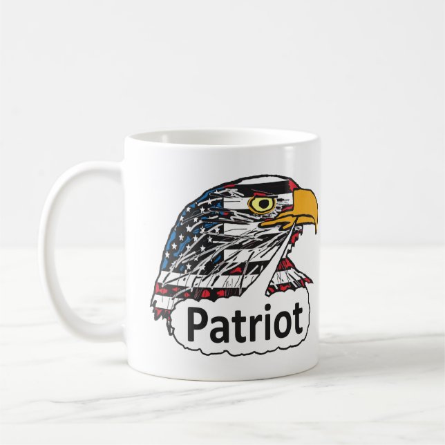 Patriot Eagle Coffee Mug (Left)