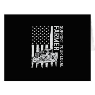 Patriot Farming Tractor USA Flag Farmer Father's D