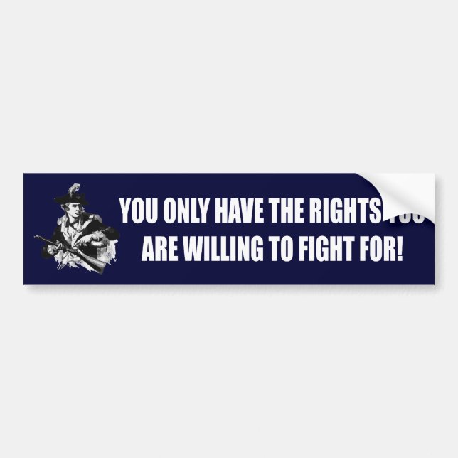 Patriot -Fight For Bumper Sticker (Front)