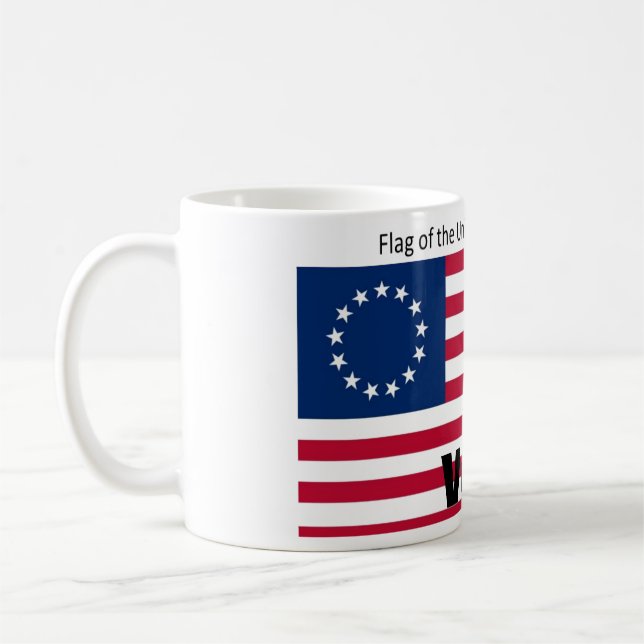 Patriot Flag Hat Series Coffee Mug (Left)