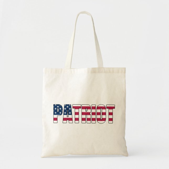 Patriot Flag Tote Bag (Front)