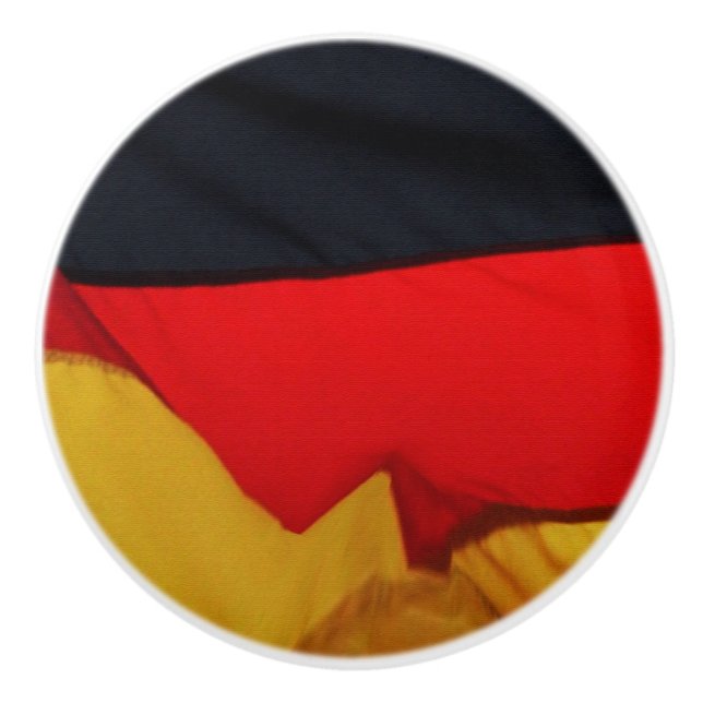 Patriot Germany Flag of German Democratic Republic Ceramic Knob (Front)