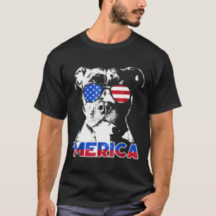 Patriot Pitbull Merica Tee