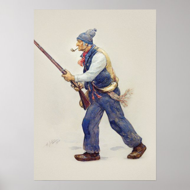 Patriot Quebec Rebellion 1837-1838 Henri Julien Poster (Front)