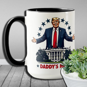 Patriot Spirit President Trump Daddy's Home Mug