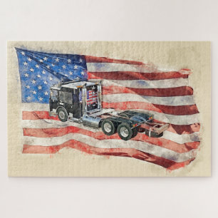 Patriot Trucker Jigsaw Puzzle