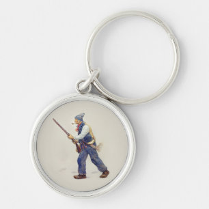 Patriote Québec Rébellion 1837-1838 Henri Julien 6 Key Ring