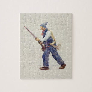 Patriote Québec Rébellion 1837-1838 Henri Julien Jigsaw Puzzle