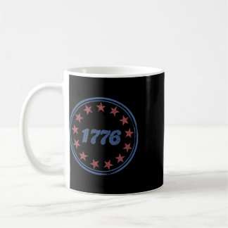 Patriotic 1776 America Retro 4th Of July Independe Coffee Mug