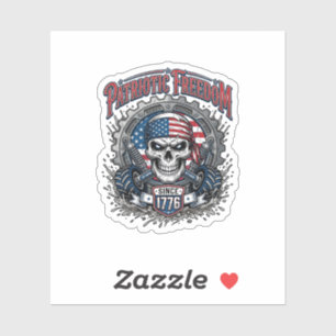 Patriotic 1776 Off Road Skull Monster Truck