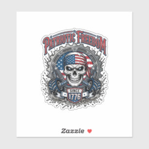 Patriotic 1776 Off Road Skull Monster Truck