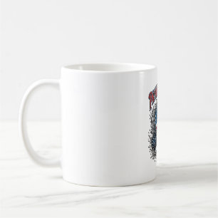 Patriotic 1776 Off Road Skull Monster Truck Coffee Mug