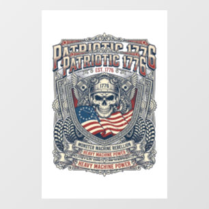 Patriotic 1776 Off Road Skull Monster Truck Heavy 