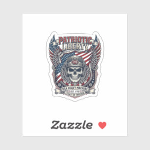 Patriotic 1776 Off Road Skull Monster Truck Heavy