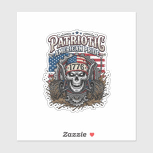 Patriotic 1776 Off Road Skull Monster Truck Heavy