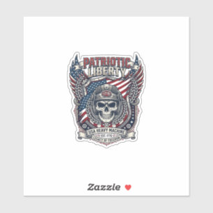 Patriotic 1776 Off Road Skull Monster Truck Heavy