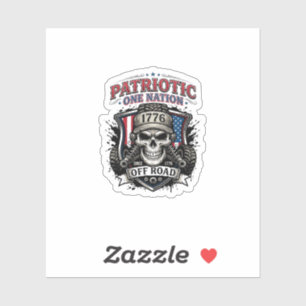 Patriotic 1776 Off Road Skull Monster Truck Heavy