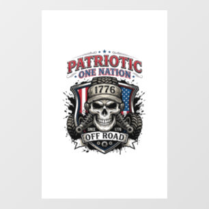 Patriotic 1776 Off Road Skull Monster Truck Heavy 