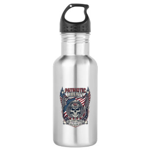 Patriotic 1776 Off Road Skull Monster Truck Heavy 532 Ml Water Bottle