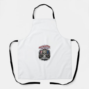 Patriotic 1776 Off Road Skull Monster Truck Heavy Apron