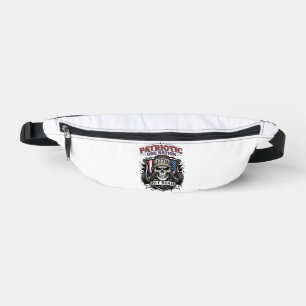 Patriotic 1776 Off Road Skull Monster Truck Heavy Bum Bags
