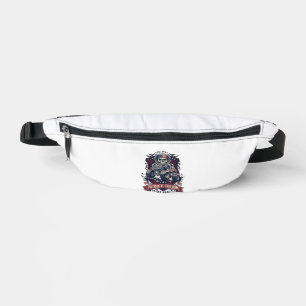 Patriotic 1776 Off Road Skull Monster Truck Heavy Bum Bags