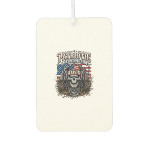Patriotic 1776 Off Road Skull Monster Truck Heavy Car Air Freshener