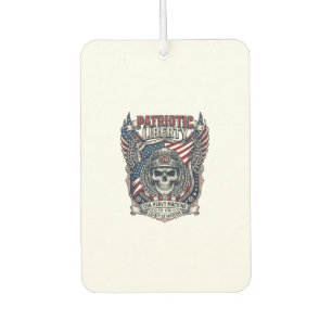 Patriotic 1776 Off Road Skull Monster Truck Heavy Car Air Freshener