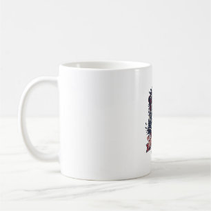 Patriotic 1776 Off Road Skull Monster Truck Heavy Coffee Mug