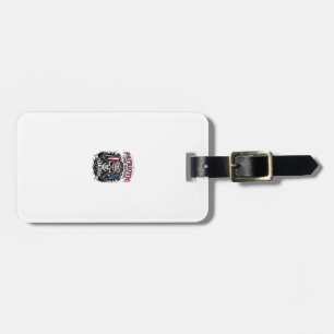 Patriotic 1776 Off Road Skull Monster Truck Heavy  Luggage Tag