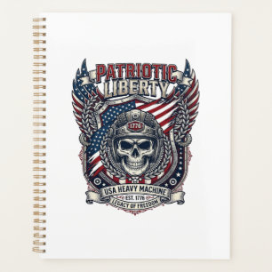 Patriotic 1776 Off Road Skull Monster Truck Heavy Planner