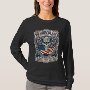 Patriotic 1776 Off Road Skull Monster Truck Heavy T-Shirt