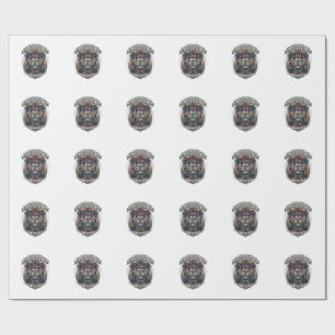 Patriotic 1776 Off Road Skull Monster Truck Heavy  Wrapping Paper