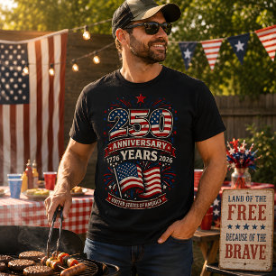 Patriotic 1776 We The People American Flag 250 T-Shirt