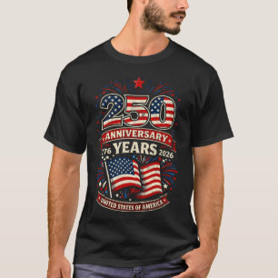 Patriotic 1776 We The People American Flag 250  T-Shirt