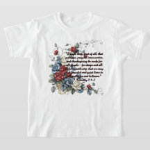 Patriotic 1 Timothy 2:1-2 Fleece Blanket