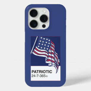 Patriotic 24/7/365 iPhone 15 pro case