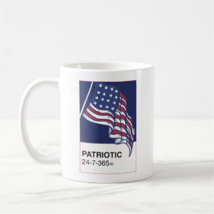 Patriotic 24/7/365 coffee mug