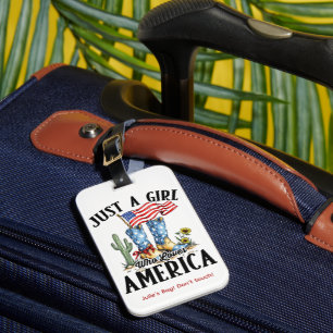 Patriotic 250 year anniversary of USA Luggage Tag